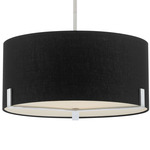 Westboro Boulevard Pendant - Chrome / Black