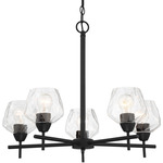 Camrin Chandelier - Coal / Clear