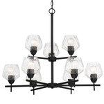 Camrin Chandelier - Coal / Clear
