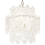 Isabellas Reign Pendant - Polished Nickel / Clear Textured