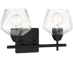 Camrin Bathroom Vanity Light - Coal / Clear