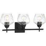 Camrin Bathroom Vanity Light - Coal / Clear