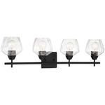 Camrin Bathroom Vanity Light - Coal / Clear