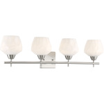 Camrin Bathroom Vanity Light - Brushed Nickel / Etched Opal