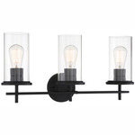Haisley Bathroom Vanity Light - Coal / Clear