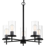 Haisley Chandelier - Coal / Clear