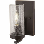 Elyton Wall Sconce - Downtown Bronze / Clear Seedy