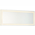 Rectangular LED Backlit Mirror - White / Mirror