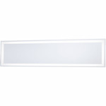 Rectangular LED Backlit Mirror - White / Mirror