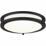 71 Series Flush Mount Ceiling Light - Coal / White