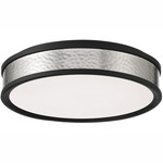 717 Series Ceiling Light - Brushed Nickel / Coal / Frosted