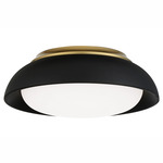 Saucer Ceiling Light Fixture - Sand Coal / Honey Gold / Frosted