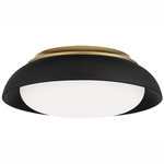 Saucer Ceiling Light Fixture - Sand Coal / Honey Gold / Frosted