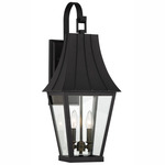 Chateau Grande Outdoor Wall Sconce - Sand Coal / Clear