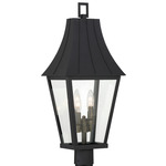 Chateau Grande Post Lamp - Sand Coal / Clear