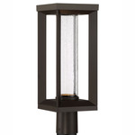 Shore Pointe Post Lamp - Oil Rubbed Bronze / Clear