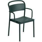 Linear Steel Chair - Dark Green