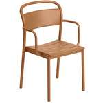 Linear Steel Chair - Burnt Orange