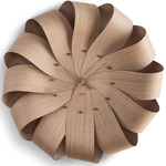 Brisa Wall Clock - Oak / Walnut