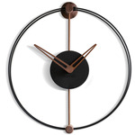 Nano Wall Clock - Walnut / Black