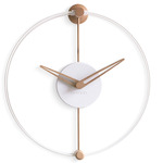 Nano Wall Clock - Oak / White