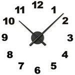 OJ Numbers Wall Clock - Black