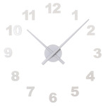 OJ Numbers Wall Clock - White