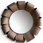 Brisa Mirror - Walnut / Silver