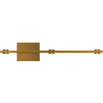 Aurora Offset Wall Sconce - Brushed Gold / Acrylic