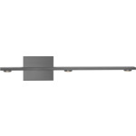 Aurora Offset Wall Sconce - Brushed Aluminum / Acrylic