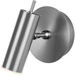 Focus Adjustable Wall Sconce - Brushed Aluminum / Acrylic