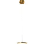 Piano Pendant - Brushed Gold / Matte White / White