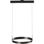 Prometheus Circle Chandelier - Satin Dark Gray / Acrylic