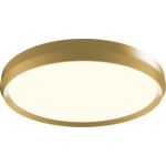 Skylight Flush Ceiling Light - Brushed Champagne / Acrylic