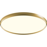 Skylight Flush Ceiling Light - Brushed Champagne / Acrylic