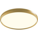 Skylight Flush Ceiling Light - Brushed Champagne / Acrylic