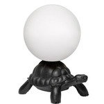 Turtle Carry Table Lamp - Black / White
