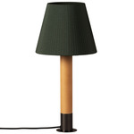 Basica M1 Table Lamp - Bronze / Green Raw Ribbon