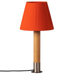 Basica M1 Table Lamp - Nickel / Red Amber Ribbon