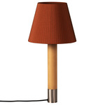 Basica M1 Table Lamp - Nickel / Terracotta Raw Ribbon