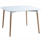 Belloch Dining Table - Natural Beech / White
