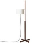TMM Floor Lamp - Walnut / White