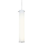 Regis Integrated LED Pendant - Satin Nickel / Opal