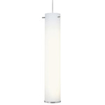 Regis Integrated LED Pendant - Satin Nickel / Opal