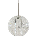 Gracie Pendant - Black / Clear Seedy