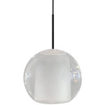 Gracie Pendant - Black / Clear Frosted