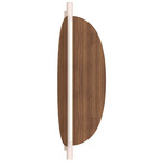 Thula Wall / Ceiling Light - Beige / Walnut