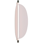 Thula Wall / Ceiling Light - Beige / Satin Nickel / Beige Leather