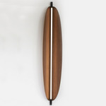 Thula Wall / Ceiling Light - Sand Black / Walnut