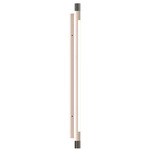 Thula Simple Wall / Ceiling Light - Beige / Satin Nickel